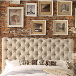 Potter Chesterfield Rolled Out Tufted Upholstered Bed