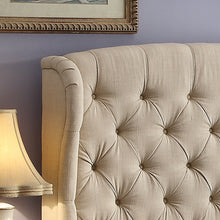 Load image into Gallery viewer, Brockville Upholstered Wingback Tufted Panel Bed