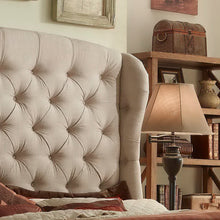 Load image into Gallery viewer, Brockville Upholstered Wingback Tufted Panel Bed