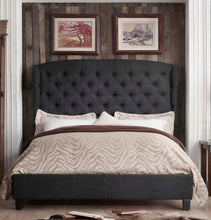 Load image into Gallery viewer, Brockville Upholstered Wingback Panel Bed