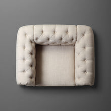 Load image into Gallery viewer, Berkeley Traditional Chesterfield Roll Arm Upholstered Armchair