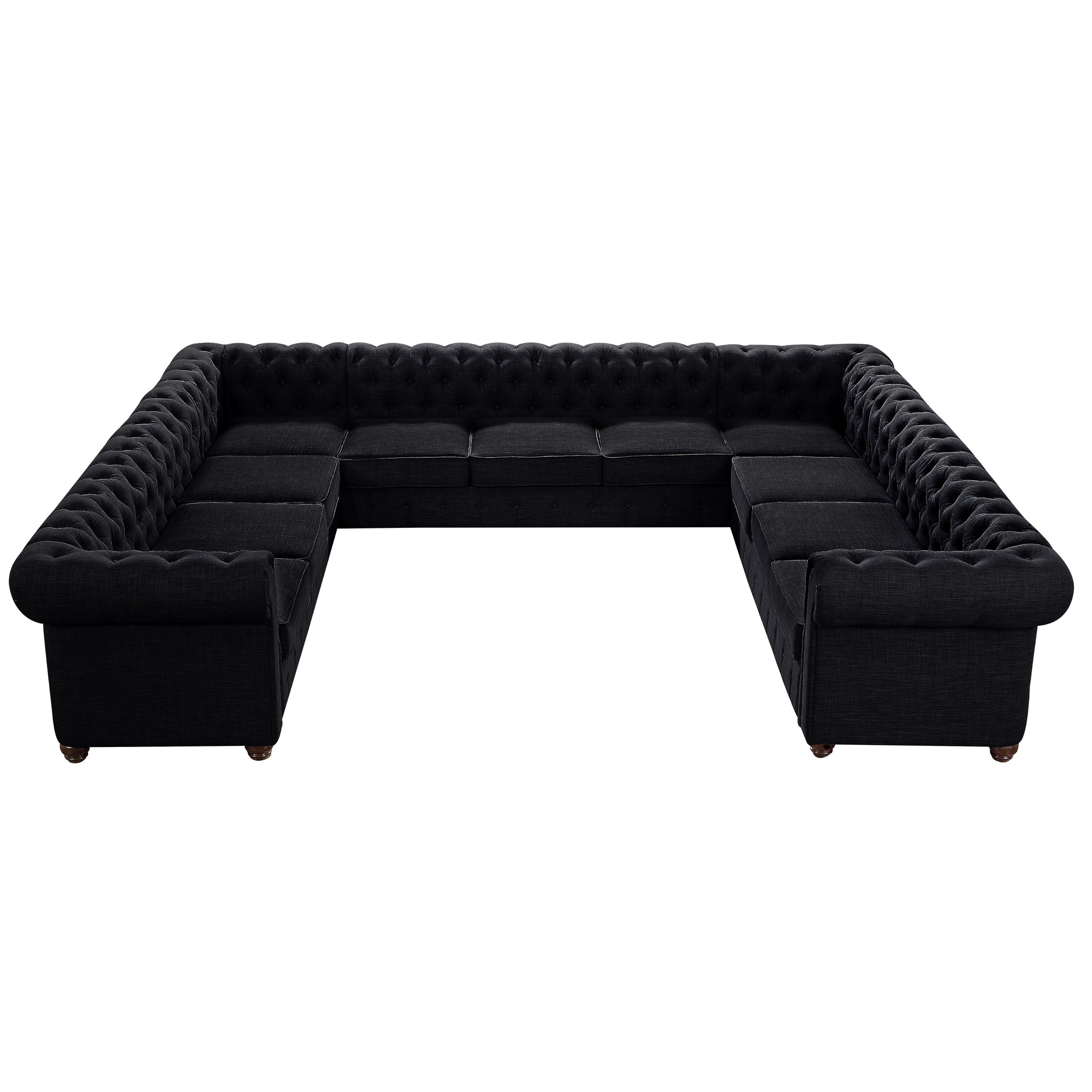 White symmetrical sectional sale
