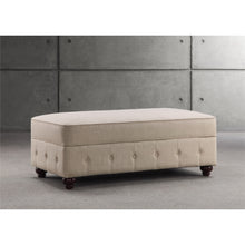 Load image into Gallery viewer, Berkeley Upholstered Storage Ottoman
