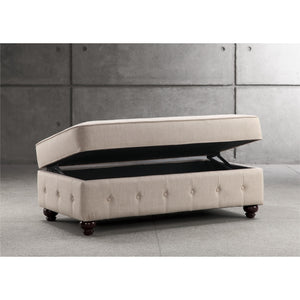 Berkeley Upholstered Storage Ottoman