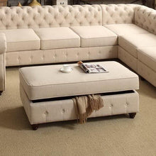 Load image into Gallery viewer, Berkeley Upholstered Storage Ottoman