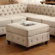 Load image into Gallery viewer, Berkeley Tufted Storage Ottoman