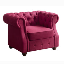 Load image into Gallery viewer, Berkeley Traditional Chesterfield Roll Arm Upholstered Armchair