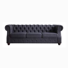 Load image into Gallery viewer, Berkeley Traditional Chesterfield Roll Arm Upholstered Sofa