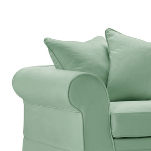 Willis Roll Arm Slipcover Armchair