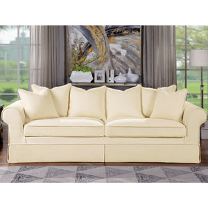 Willis Roll Arm Slipcover Sofa