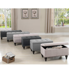 Load image into Gallery viewer, Darrah Upholstered Storage Bench